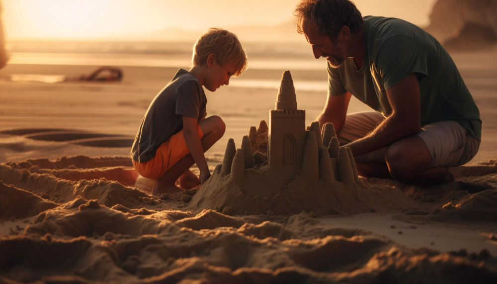 Pomysły gier i zabaw z dzieckiem na plaży